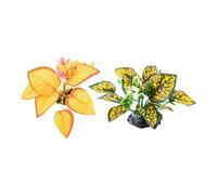 FIRSTXIU Aquariums Paysage Herbe Résine Aquariums Décorations Art Terrarium Habitat Ornements Photo Accessoires Plante Artificielle Aquarium Plante réaliste