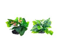 FIRSTXIU Aquariums Paysage Herbe Résine Aquariums Décorations Art Terrarium Habitat Ornements Photo Accessoires Plante Artificielle Aquarium Plante réaliste