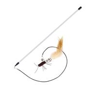 FIRSTXIU Bâtons amusants en acrylique pour chats - Baguette d'intelligence pour jouer avec votre animal de compagnie