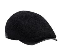 FIRSTXIU Bérets classiques en laine pour homme, doux et élégant, style vintage, avec rabat d'oreille, accessoire d'activité d'hiver, couvre-chef, unique, Noir , Taille unique