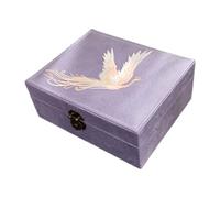 FIRSTXIU Boîte à bijoux robuste et spacieuse - Décoration d'intérieur pour colliers et accessoires tendance pour femme