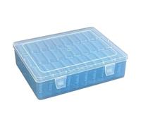 FIRSTXIU Boîte de rangement transparente à 30 compartiments empilables pratiques pour la maison et le bureau