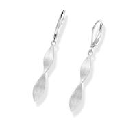 FIRSTXIU Boucles d'oreilles pendantes torsadées étanches en spirales dormeuses - Bijoux pour femmes et filles - Cadeaux faits à la main