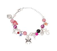 FIRSTXIU Bracelet fait à la main avec perles colorées - Longueur réglable - Bracelet unique et tendance pour femme