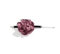 FIRSTXIU Bracelets, bracelet à chaîne de clavicule en forme de rose exagérée pour femme, élégant et réglable, accessoires ras du cou