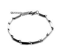 FIRSTXIU Bracelets, bracelet rivière en acier robuste pour femme, chaîne cubaine, style hip-hop, bijoux à la mode, cadeaux réglables