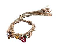 FIRSTXIU Bracelets, bracelets réglables en corde, unisexe, bracelets colorés, bijoux élégants ornement pour femmes et enfants