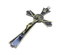 FIRSTXIU Breloque en alliage en forme de croix en métal à suspendre pour la maison, l'église, la prière, la méditation, cadeau