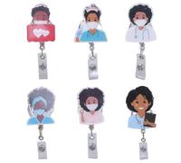 FIRSTXIU Broche, porte-badge, porte-badge, porte-badge multifonctionnel pour médecin, infirmière, accessoires pour professionnels de la santé et étudiants