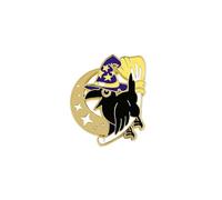FIRSTXIU Broche tendance et sophistiquée en forme de corbeau avec des motifs d'huile qui coule - Accessoire contrasté pour les fêtes et les costumes, As shown