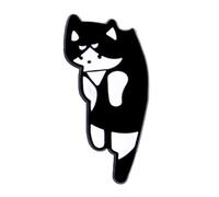 FIRSTXIU Broches en forme de chat paresseux de dessin animé - Broche tendance pour manteau - Broche pour robe - Pour vêtements, bijoux, cadeaux, 3x1.5cm