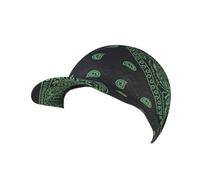 FIRSTXIU Chapeau de voyage décontracté tendance pour la course à pied, le cyclisme, la randonnée, bandeau réglable pour un usage quotidien, Vert foncé + noir, taille unique