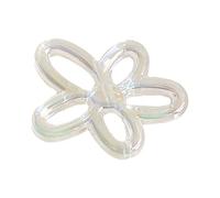 FIRSTXIU Collier, 5 couleurs 24,5 mm irrégulières petites fleurs pendentifs pour femmes fleurs colorées bijoux colliers fabrication d'apprêts, 24.5mm, Acrylique