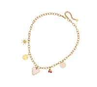 FIRSTXIU Collier avec médaillon en forme de cœur durable - Longueur réglable - Unisexe - Pour le travail, les sorties - Pour les occasions spéciales - Pendentif en forme de cœur, taille unique, Comme