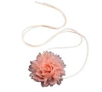 FIRSTXIU Collier, élégant collier fleur de rose simulation de collier collier femme fille clavicule chaîne accrocheur accessoire ras du cou, 10cm, Tissu
