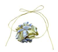 FIRSTXIU Collier, élégant collier fleur de rose simulation de collier collier femme fille clavicule chaîne accrocheur accessoire ras du cou, 10cm, Tissu