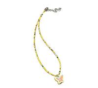 FIRSTXIU Colliers, collier avec pendentif papillon, collier tempérament, collier de clavicule, collier ras du cou, bijoux de perles colorées, As shown, Plastique + acrylique