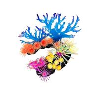 FIRSTXIU Coraux artificiels, décoration d'aquarium, plantes vivantes, paysage sous-marin, paysage