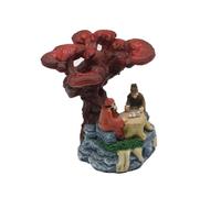 FIRSTXIU Décorations d'aquariums Lingzhi Maison Cachette Aménagement paysager Arbre Artisanat en Résine pour Plante en Pot Crevettes Poissons Cachettes Abri