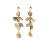 FIRSTXIU Élégant collier et boucles d'oreilles en alliage sur le thème de la plage avec étoiles de mer et coquillages pour les fêtes à la piscine et les vacances Ensemble de collier de coquillages et