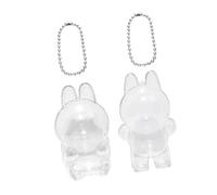 FIRSTXIU Élégant support de protection pour porte-clés décoratif, étui transparent assurant une longue durée de conservation, accessoire de poupée mignonne