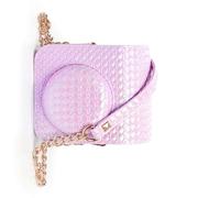 FIRSTXIU Étui en cuir synthétique souple pour appareil photo Mini12 avec bretelles, b