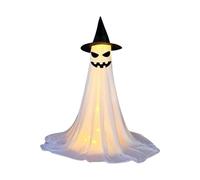 FIRSTXIU Figurine fantomatique lumineuse pour décoration d'Halloween, 120 cm de haut pour porche, cour, jardin, intérieur et extérieur
