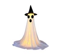 FIRSTXIU Figurine fantomatique lumineuse pour décoration d'Halloween, 120 cm de haut pour porche, cour, jardin, intérieur et extérieur