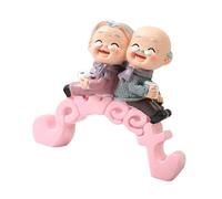 FIRSTXIU Figurines de couple miniatures romantiques en résine pour décoration de gâteau de Saint-Valentin, voiture, tableau de bord et décoration d'intérieur