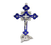 FIRSTXIU Fleur de prunier en métal pour croix Jésus Christ amertume église sacrée ornements bureau maison biens religieux