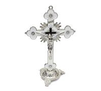 FIRSTXIU Fleur de prunier en métal pour croix Jésus Christ amertume église sacrée ornements bureau maison biens religieux
