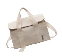 FIRSTXIU Grand sac à bandoulière tendance en toile pour femme - Style décontracté - Pour le travail et les voyages, Laiteux, 31*16*24cm