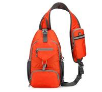 FIRSTXIU Grand sac de poche poitrine pour homme Sacs à dos bandoulière en nylon Sacs à dos décontractés Sacs à dos d'extérieur Grand sac à dos décontracté en nylon Bandoulière épaule, a, One Size
