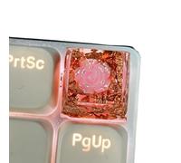 FIRSTXIU Keycap Fleur Résine Clavier Cartoon Clavier pour Gaming Mécanique Personnalité Eyboard