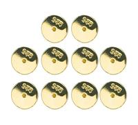 FIRSTXIU Lot de 10 fermoirs ronds confortables pour boucles d'oreilles