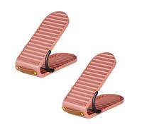 FIRSTXIU Lot de 2 organiseurs de chaussures réglables avec des designs robustes, accessoire de maison pour le rangement de chaussures multifonction, solution pour économiser de l'espace
