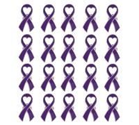 FIRSTXIU Lot de 20 broches officielles en forme de ruban pour sensibilisation au cancer du sein, soins de santé, insignes de bien-être public, bijoux pour femmes, As shown