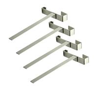 FIRSTXIU Lot de 4 supports de cadre en acier inoxydable pour ruches et abeilles
