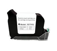 FIRSTXIU M8700K Cartouche jet d'encre noire de rechange pour code barres date numéro de lot impression sur diverses surfaces Numéro compatible