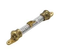 FIRSTXIU Mezouzah Porte juive en métal Cadeau religieux Parchemin Maison Mezouzah Judaica Israël Jérusalem Mariage Extérieur Case