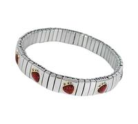 FIRSTXIU Motif cerises en acier inoxydable pour adolescentes, taille réglable, bijoux tendance à porter au quotidien, bijoux pour elle, tenue quotidienne élastique, taille unique, Comme décrit