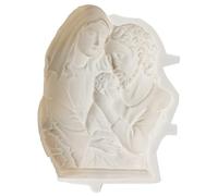 FIRSTXIU Moules en silicone pour sculpture religieuse pour décoration de fête de Noël en résine époxy