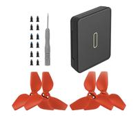 FIRSTXIU Organisateurs portables pour hélices - Étui de rangement pour hélices - Facile à transporter - Boîte de protection, Set 4