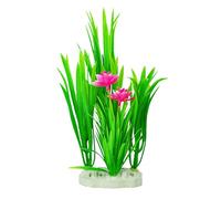FIRSTXIU Plante aquatique artificielle pour aquariums avec base pour aquariums