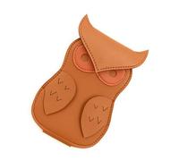 FIRSTXIU Pochettes pour médiators de guitare, sac de médiators de guitare, sac de médiators de guitare, étui en cuir, organiseurs de médiators de guitare, marron clair