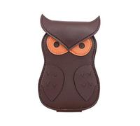 FIRSTXIU Pochettes pour médiators de guitare, sac de médiators de guitare, sac de médiators de guitare, étui en cuir, organiseurs de médiators de guitare, marron