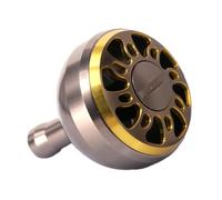 FIRSTXIU Poignée de moulinets de pêche - Bouton d'alimentation - Appâts en métal - Moulinets de moulage - Modification de la pêche - Appâts électriques - Poignée de roue en métal