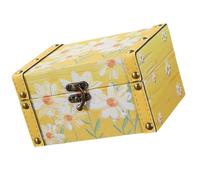 FIRSTXIU Porte-bijoux polyvalent en bois robuste avec 8 emplacements pour organiser bagues, bracelets et colliers