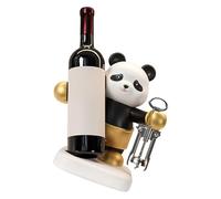 FIRSTXIU Porte-bouteille de vin panda ajoute une touche artistique à la décoration du salon, du bureau, du vin pour femme