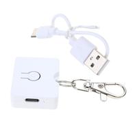 FIRSTXIU Porte-clés personnalisable en acrylique avec lumière LED intégrée, batterie remplaçable conviviale adaptée aux consommateurs artisanat porte-clés pour les créations, D, taille unique